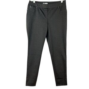 NWT‎ Retrology Women's Pull-on Comfort Waist Stretch Espresso Brown Pants Size L